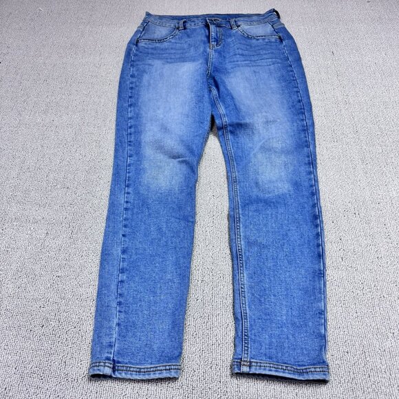 Hue Jeans Blue Skinny Women’s Size Large - Picture 1 of 12